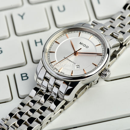 MIDO Baroncelli II M7600.4.10.1 Automatic Silver Dial Stainless Steel Strap