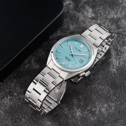 Alba Active AG8M37X1 Mint Gelato Series Baby Blue Dial Stainless Steel Strap