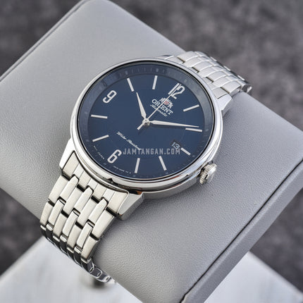 Orient Contemporary RA-AC0J09L Automatic Men Dark Blue Dial Metal Strap