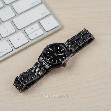 Alba AH7BP3X1 Ladies Black Dial Black Stainless Steel Strap
