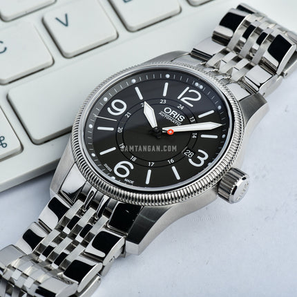 Oris Big Crown 01-733-7629-4063-SET-MB Swiss Hunter Team PS Edition Stainless Steel Strap