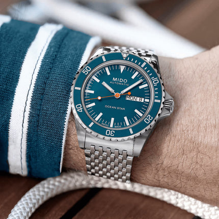 MIDO Ocean Star M026.830.11.041.00 Tribute 75th Anniversary Blue Dial St. Steel SPECIAL EDITION