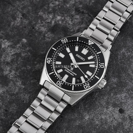 Seiko Prospex SPB453J1 New 62MAS 1965 Diver Facelift Black Dial Stainless Steel Strap