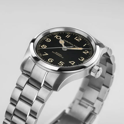 Hamilton Khaki Field H70405130 Murph 38mm Automatic Black Dial Stainless Steel Strap