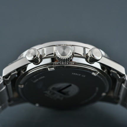 Alba Active AM3A19X1 Men Chronograph Black Dial Stainless Steel Strap