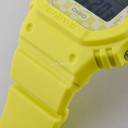 Casio Baby-G BGD-565GS-9DR Street Skate Culture Ladies Digital Dial Yellow Resin Band