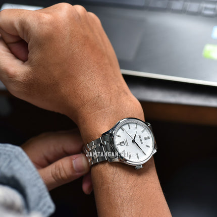Seiko Presage SRPD39J1 Zen Garden Automatic White Dial Stainless Steel Strap