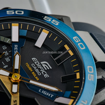 Casio Edifice ECB-2000NP-1ADF Nighttime Drive Series Digital Analog Dial Black Resin Band