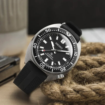 Seiko Prospex SPB317J1 Heritage Re-Interpretation Slim Willard Automatic Divers Black Rubber Strap