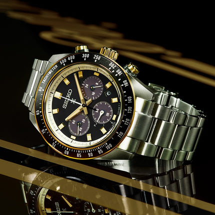 Seiko Prospex SSC941P1 Circuit Race SeiTona Speedtimer Solar Chronograph Stainless Steel Strap