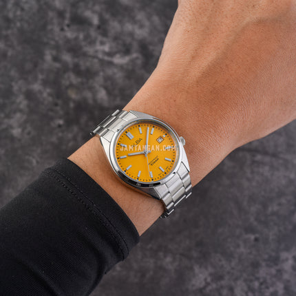 Alba Active AG8M41X1 Tangerine Gelato Series Yellow Patterned Dial Stainless Steel Strap