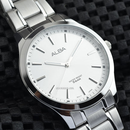 Alba Prestige ARX017X1 Men Silver Dial Stainless Steel Strap