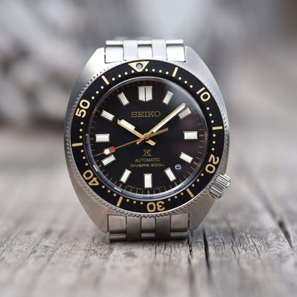 Seiko Prospex SPB315J1 Heritage Re-Interpretation Slim Willard Black Dial Stainless Steel Strap