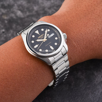 Seiko 5 Sports SRPE57K1 SKX Sports Style Automatic Black Dial Stainless Steel Strap