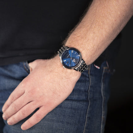 Orient Contemporary RA-AC0J03L Automatic Men Blue Dial Metal Strap