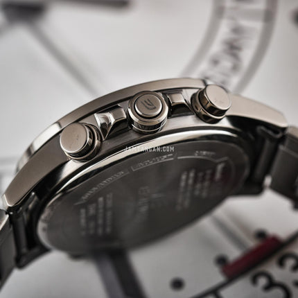 Casio Edifice ECB-30DC-1BDF Smartphone Link Model Digital Analog Dial Stainless Steel Band