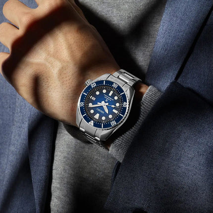 Seiko Prospex SPB321J1 King Sumo Automatic Divers 200M Blue Dial Stainless Steel Strap