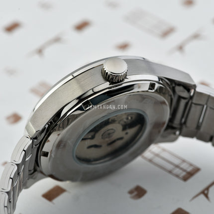 Alba Mechanical Field Military AL4213X1 Men Black Dial Stainless Steel Strap