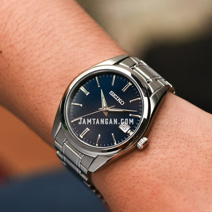 Seiko Classic SUR309P1 Man Blue Dial Stainless Steel Strap