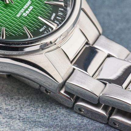 Alba AH7ED1X1 Ladies Green Dial Stainless Steel Strap