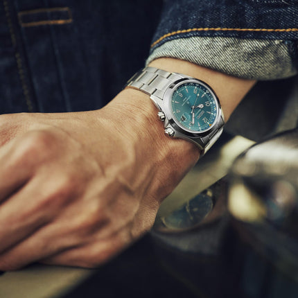 Seiko Prospex SPB503J1 Alpinist Automatic Tealpine Blue Dial Stainless Steel Strap