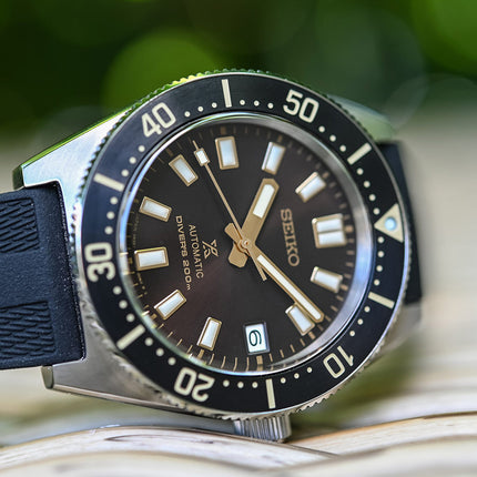 Seiko Prospex SPB147J1 Automatic 1965 Heritage Diver Watch Brown Dial Black Rubber Strap