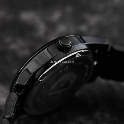Alba Prestige AH7CE1X1 Ladies Black Dial Black Stainless Steel Strap