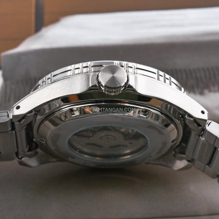 Alba Mechanical AU4071X1 Automatic Men Black Dial Stainless Steel Strap
