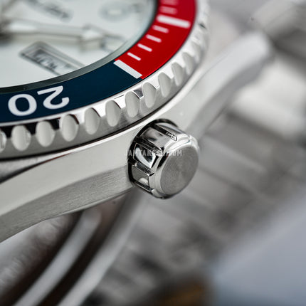 Alba Mechanical AL4295X1 Automatic Men Pepsi Silver White Dial Stainless Steel Strap