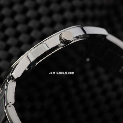 Alba Prestige AJ6157X1 Men Silver White Dial Stainless Steel Strap