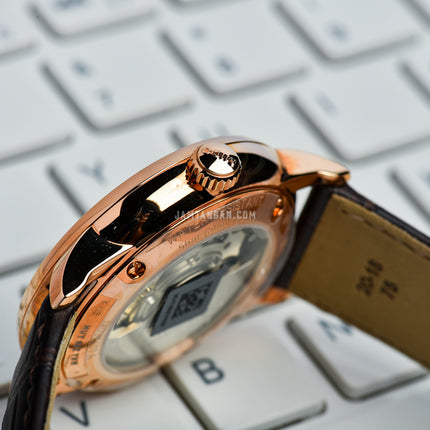 MIDO Baroncelli M037.407.36.061.00 Signature Gent Automatic Anthracite Dial Brown Leather Strap