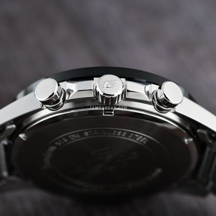 Casio Edifice EFR-573DB-1AVUDF Chronograph Black Dial Stainless Steel Band