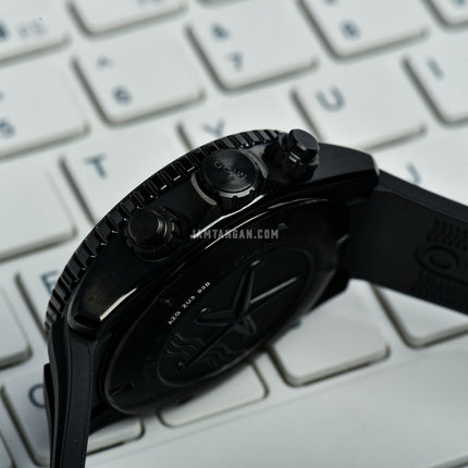 MIDO Ocean Star M026.627.37.051.00 Captain Chronograph Black Dial Black Rubber Strap