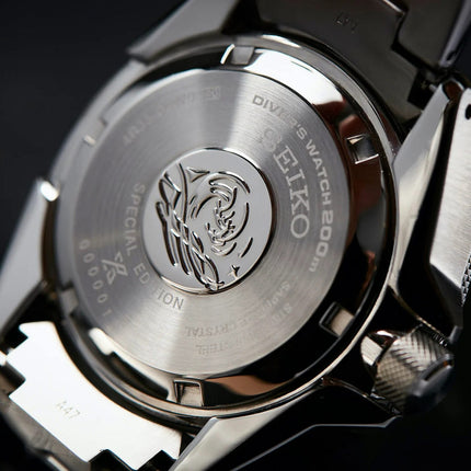 Seiko Prospex SRPE33K1 King Samurai Manta Ray Save The Ocean Stainless Steel Special Edition