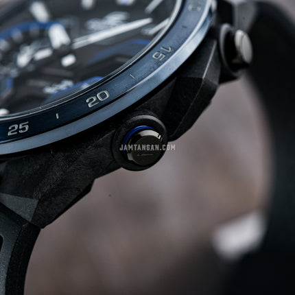 Casio Edifice ECB-2200PB-1ADF Men Windflow Digital Analog Black Dial Black Resin Band