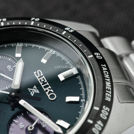 Seiko Prospex SSC933P1 Speedtimer SeiTona Solar Chronograph Green Dial Stainless Steel Strap