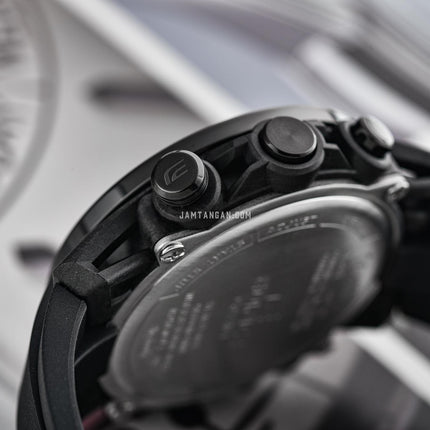 Casio Edifice ECB-40PB-1ADF Sospensione Men Black Dial Black Resin Band