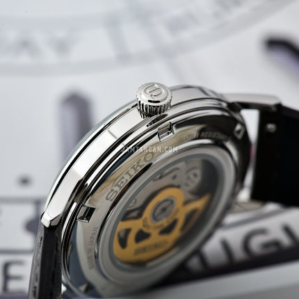 Seiko Presage SRPJ17J1 Cocktail Time The Irish Coffee Gradient Dial Dark Brown Leather Strap