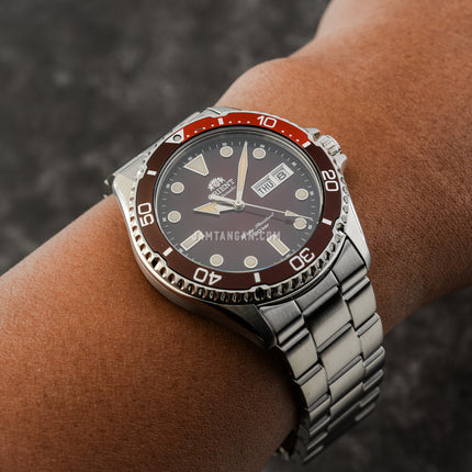 Orient Sport RA-AA0814R Automatic Mako IV Red Dial Stainless Steel Strap