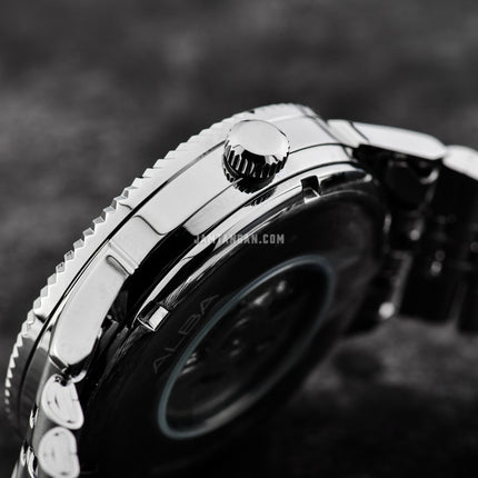 Alba Mechanical AL4239X1 Automatic Man Black Dial Stainless Steel Strap