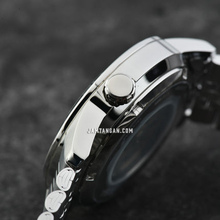 Alba Mechanical AL4193X1 Automatic Men Black Dial Stainless Steel Strap