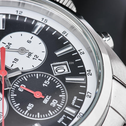 Alba Active AT3K31X1 Men Chronograph Black Dial Stainless Steel Strap