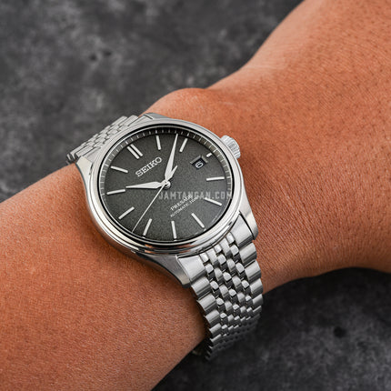 Seiko Presage SPB465J1 Automatic Classic Series Sensaicha Brownish Green Dial Stainless Steel Strap