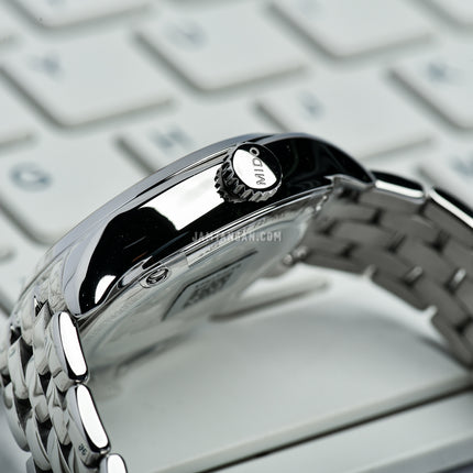 MIDO Belluna II M024.307.11.076.00 Royal Lady Rhodium Dial Stainless Steel Strap