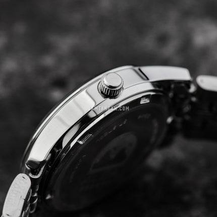 Alba Prestige AH7CF3X1 Ladies Black Dial Stainless Steel Strap