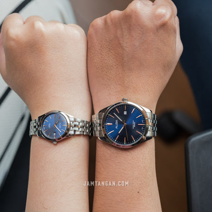 Alba AS9Q95X1 Blue Dial Stainless Steel Strap