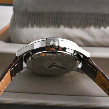 Alba AH7EQ1X1 Ladies Green Dial Brown Leather Strap