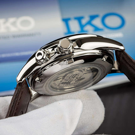 Seiko Prospex SPB121J1 Alpinist Green Dial Brown Leather Strap