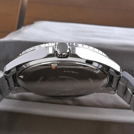 Alba Active AS9V57X1 Men Black Dial Stainless Steel Strap