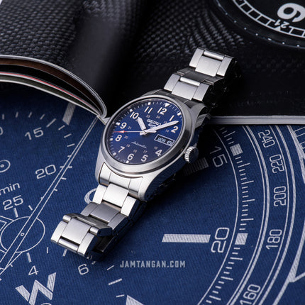 Seiko 5 Sports SRPG29K1 Field Sports Style Automatic Blue Dial Stainless Steel Strap